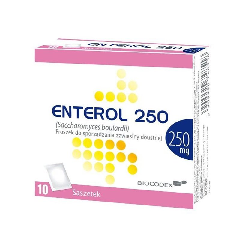 ENTEROL 250 PROSZ.DO SP.ZAW.DOUST. 0,25 G 10 SASZ.