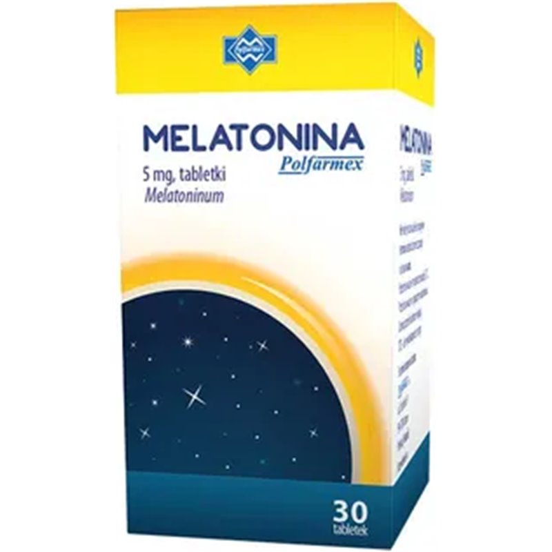 Melatonina Polfarmex 5 mg 30 tabletek