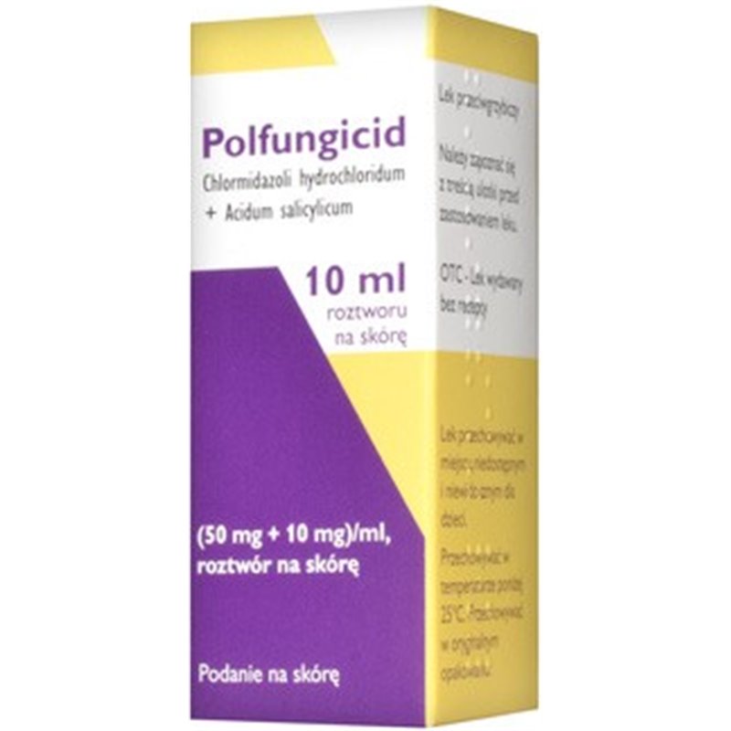 Polfungicid płyn do stosowania na skórę 10 ml