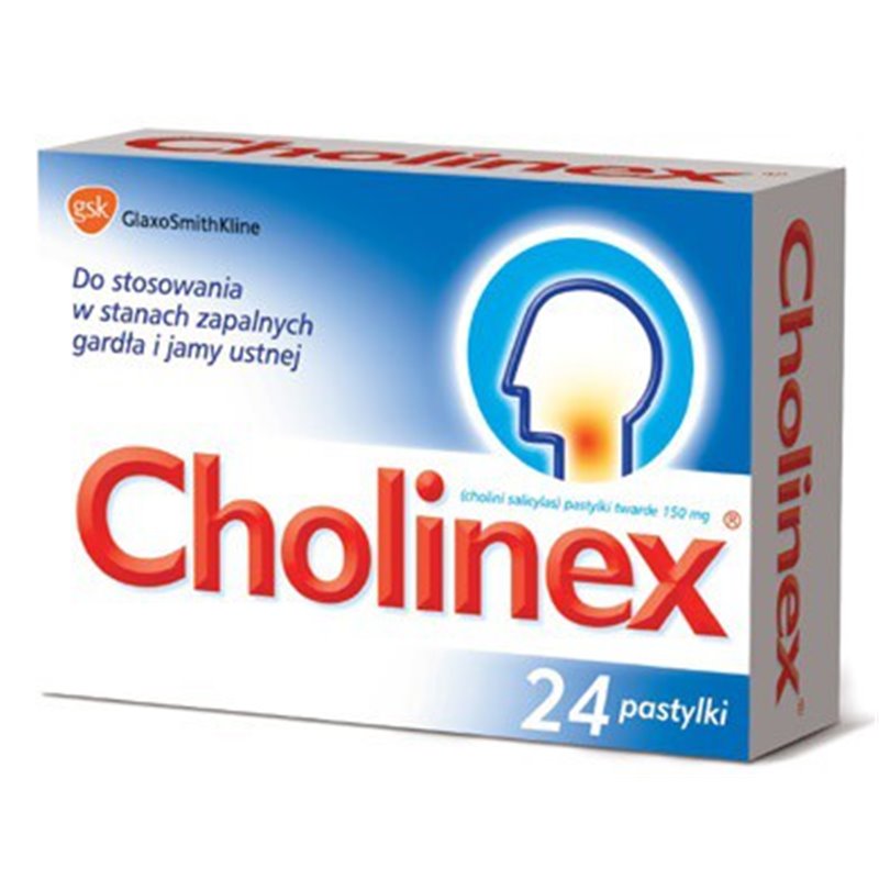 CHOLINEX PASTYL.TWARDA 0,15 G 24 PASTYL.(3BLIST.X8