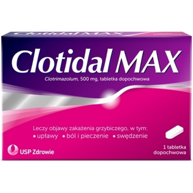 Clotidal Max 1 tabletka dopochwowa