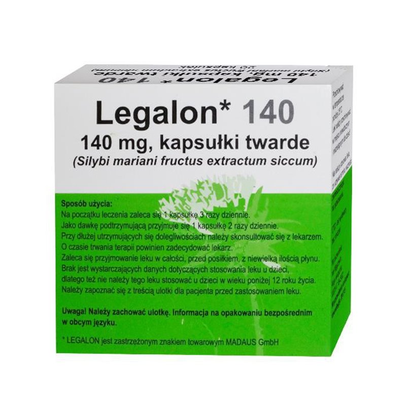 Legalon 140mg 20 kapsułek