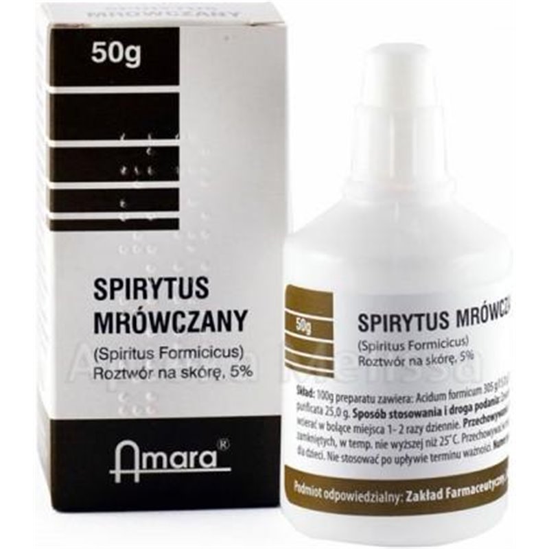 Spirytus mrówczany AMARA 5% 50 g