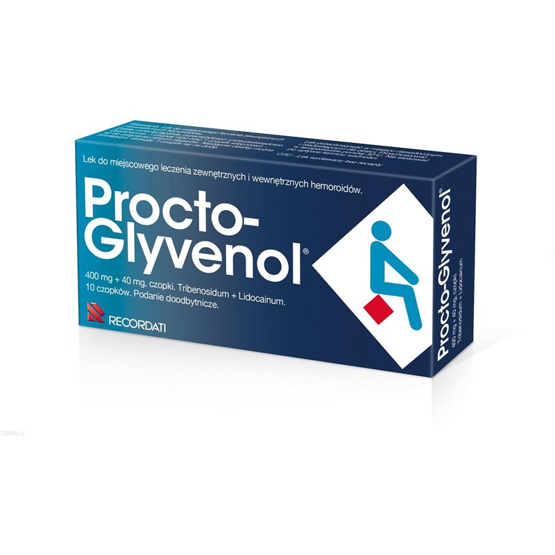 PROCTO-GLYVENOL CZOP.DOODBYT. 0,4G+0,04G 10 CZOP.