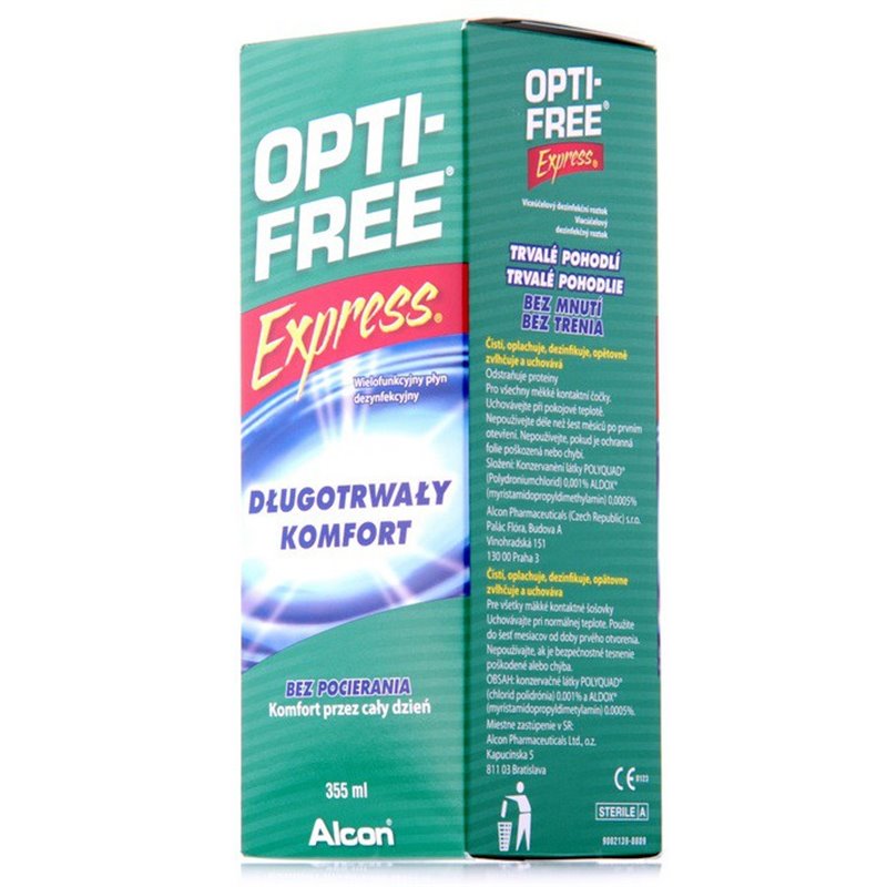 OPTI-FREE EXPRESS PŁYN DO SOCZEWEK - - 355 ML