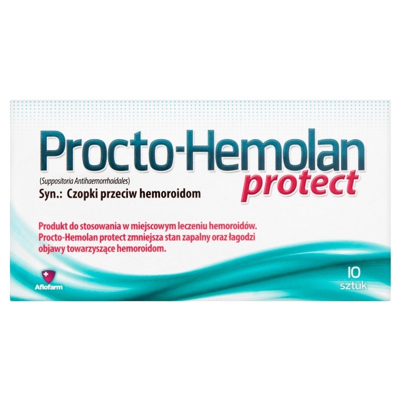 Procto-Hemolan Protect Czopki przeciw hemoroidom 10 sztuk