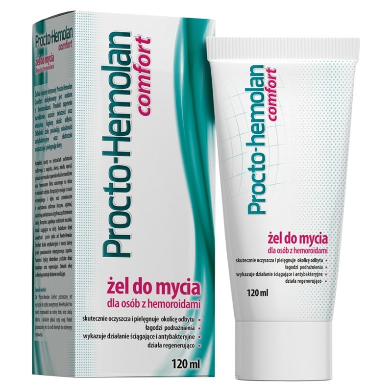 Procto-Hemolan Comfort Żel do mycia dla osób z hemoroidami 120 ml