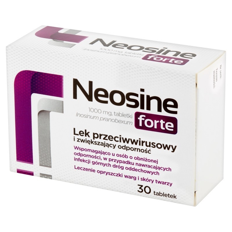 Neosine Forte 1000 mg Lek przeciwwirusowy i zwiększający odporność 30 sztuk