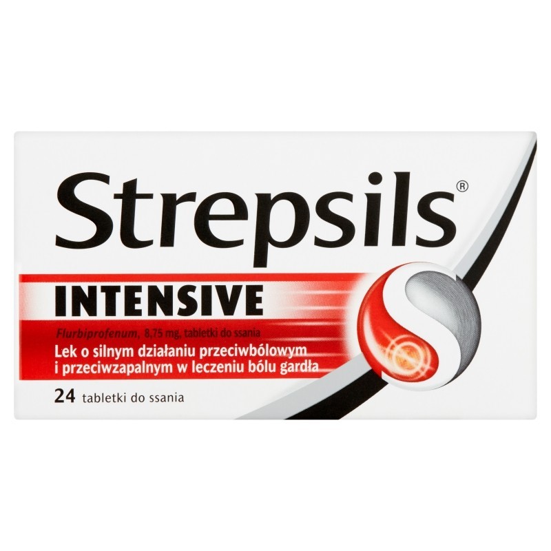 Strepsils Intensive Tabletki do ssania 24 sztuki