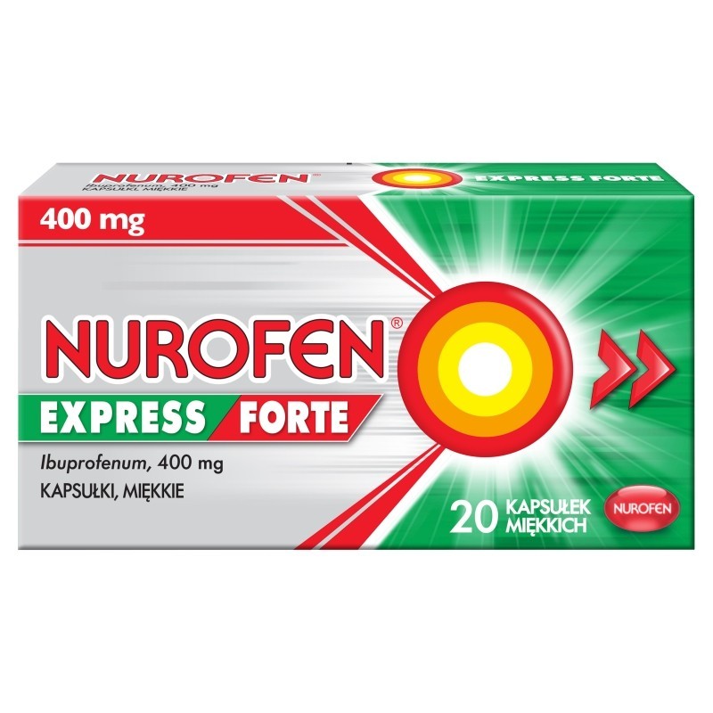 Nurofen Express Forte Kapsułki miękkie 20 sztuk