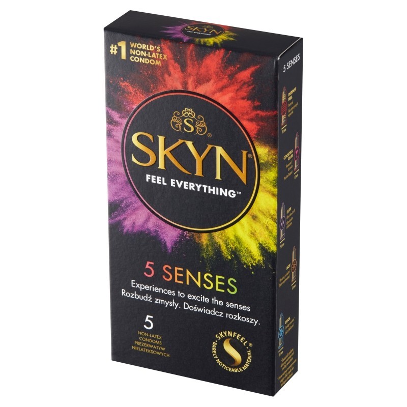 Skyn 5 Senses Prezerwatywy nielateksowe 5 sztuk