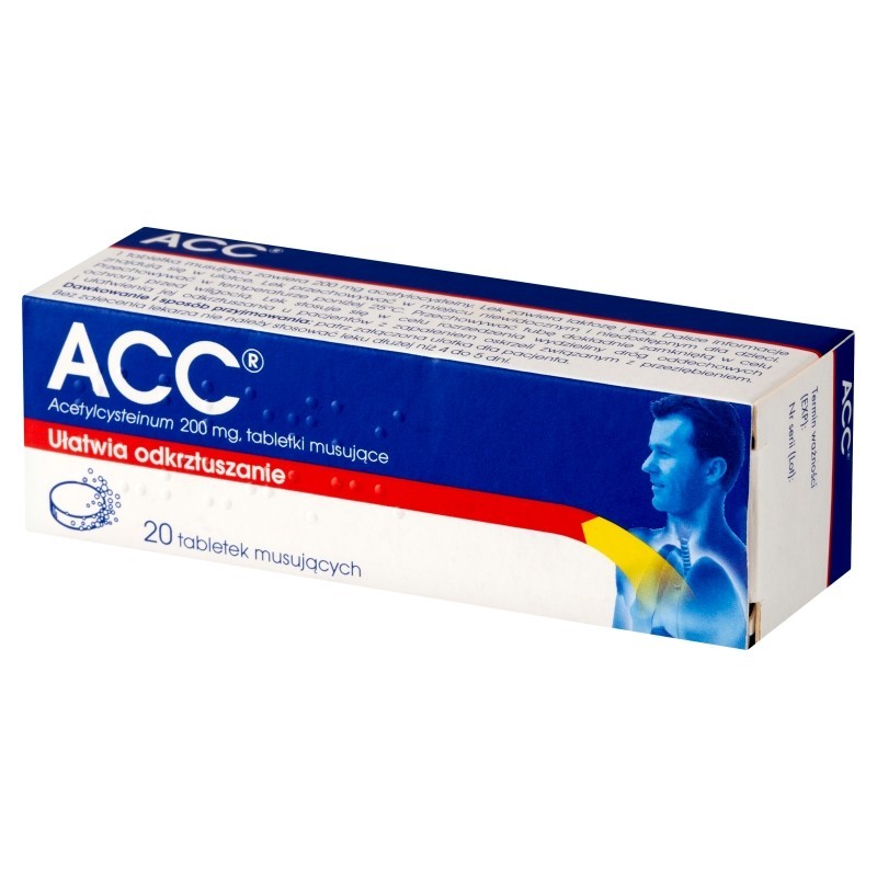 ACC 200 mg Lek 20 sztuk