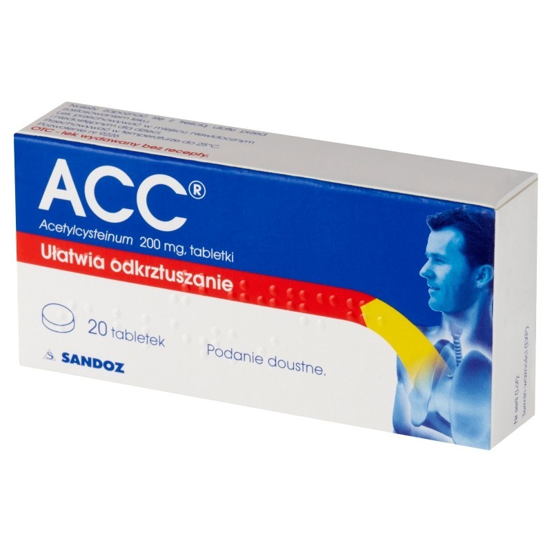 ACC 200 mg Lek 20 sztuk