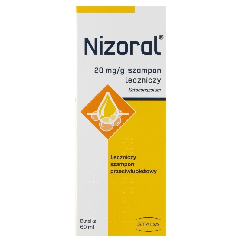 Nizoral Leczniczy szampon przeciwłupieżowy 60 ml