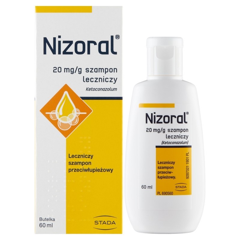 Nizoral Leczniczy szampon przeciwłupieżowy 60 ml