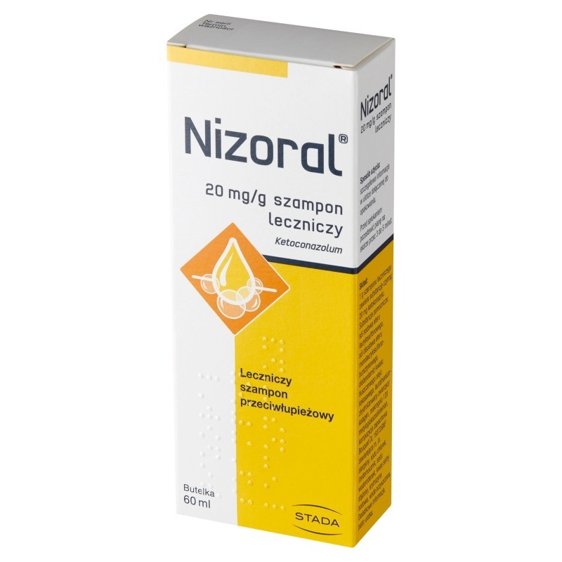 Nizoral Leczniczy szampon przeciwłupieżowy 60 ml