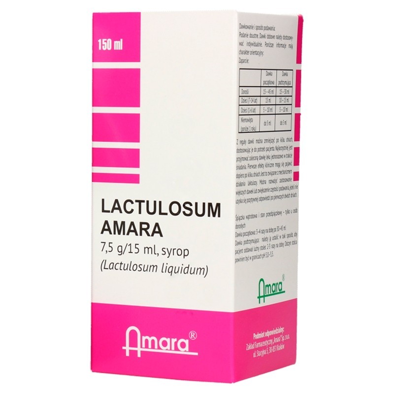 Lactulosum Amara 7,5 g/15 ml Syrop 150 ml