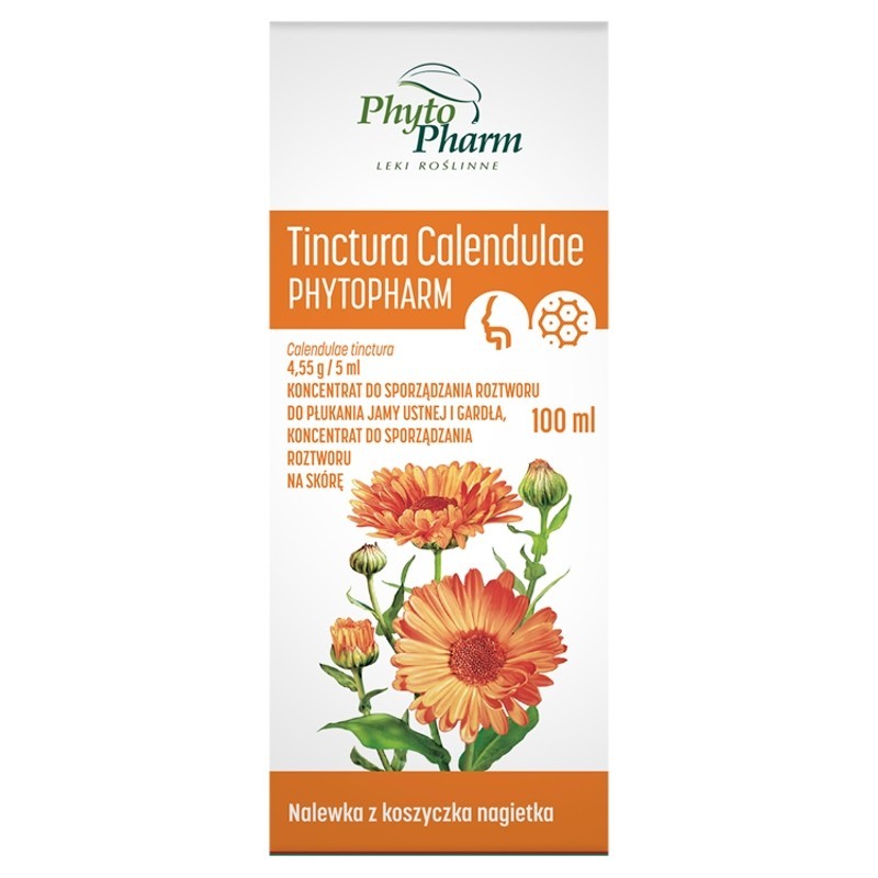 Tinctura Calendulae Phytopharm Koncentrat do sporządzania roztworu 100 ml