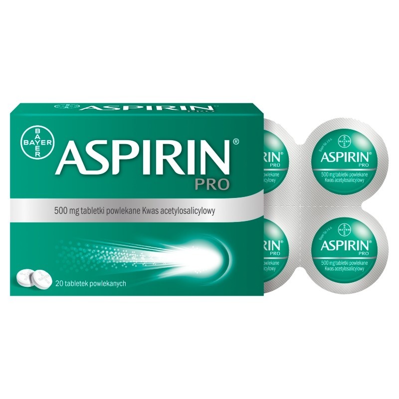 Aspirin Pro Tabletki powlekane 20 tabletek