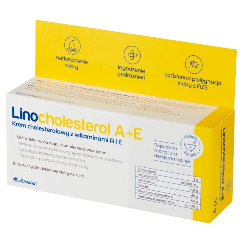 Linocholesterol A+E Krem cholesterolowy z witaminami A i E 50 g