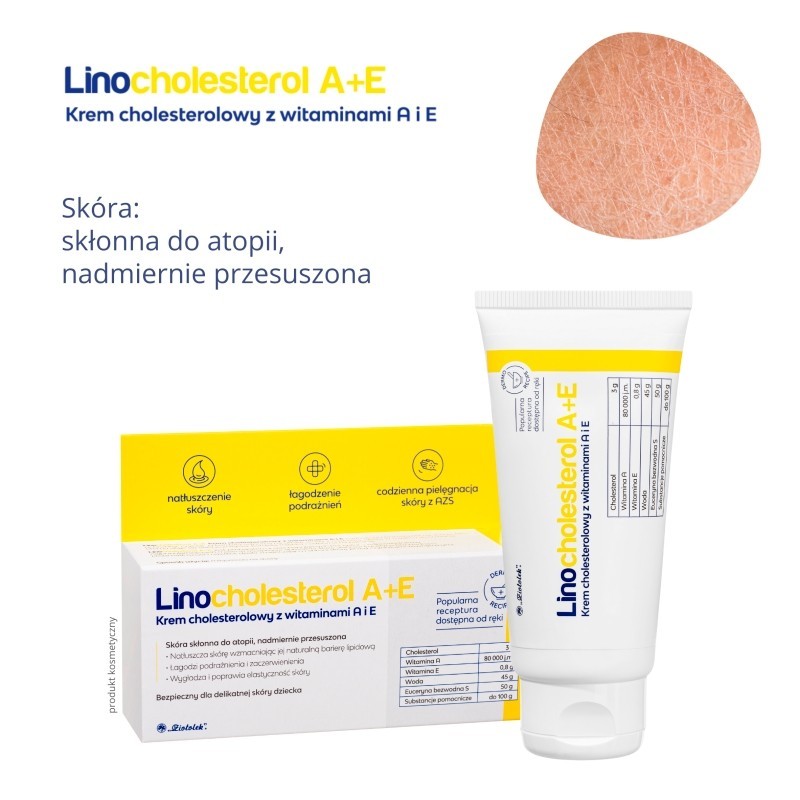 Linocholesterol A+E Krem cholesterolowy z witaminami A i E 50 g