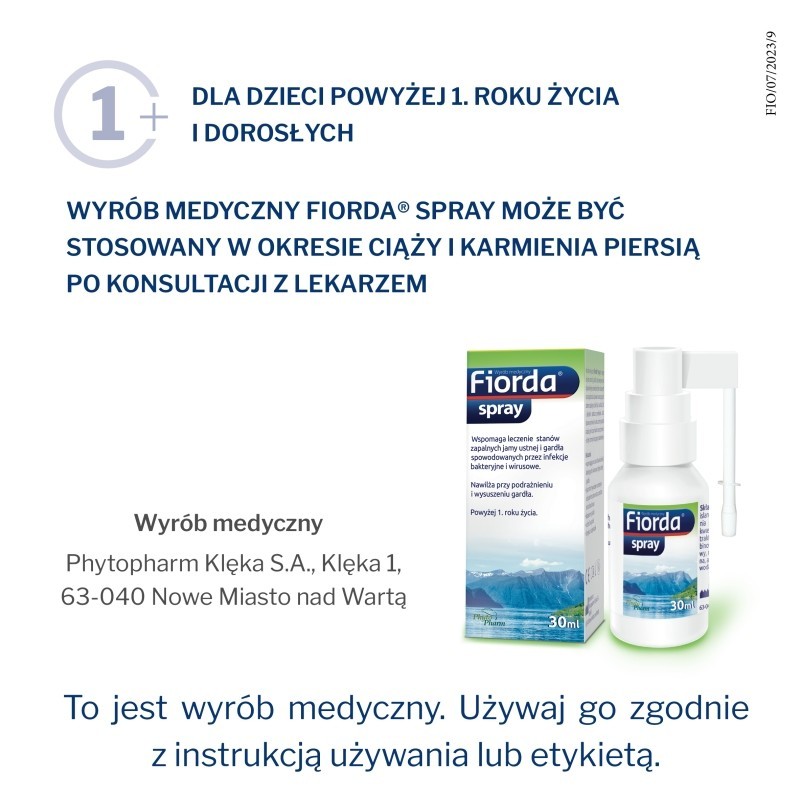 Fiorda Wyrób medyczny spray 30 ml