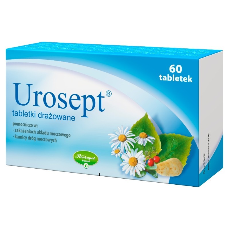 Urosept Tabletki drażowane 60 sztuk