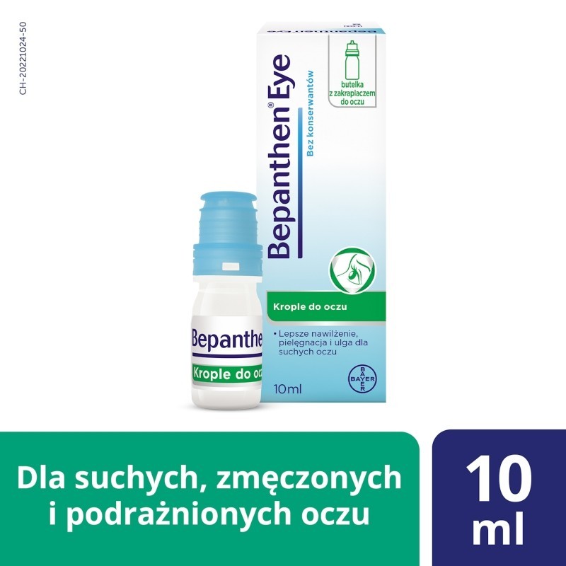 Bepanthen Eye Wyrób medyczny krople do oczu 10 ml