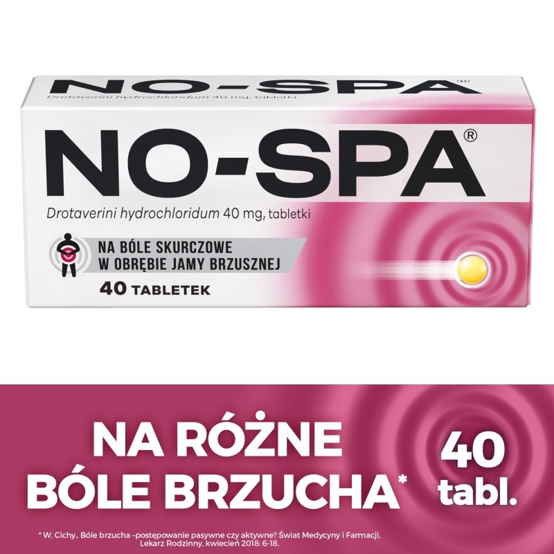 Sanofi No-Spa 40 mg Tabletki 40 sztuk