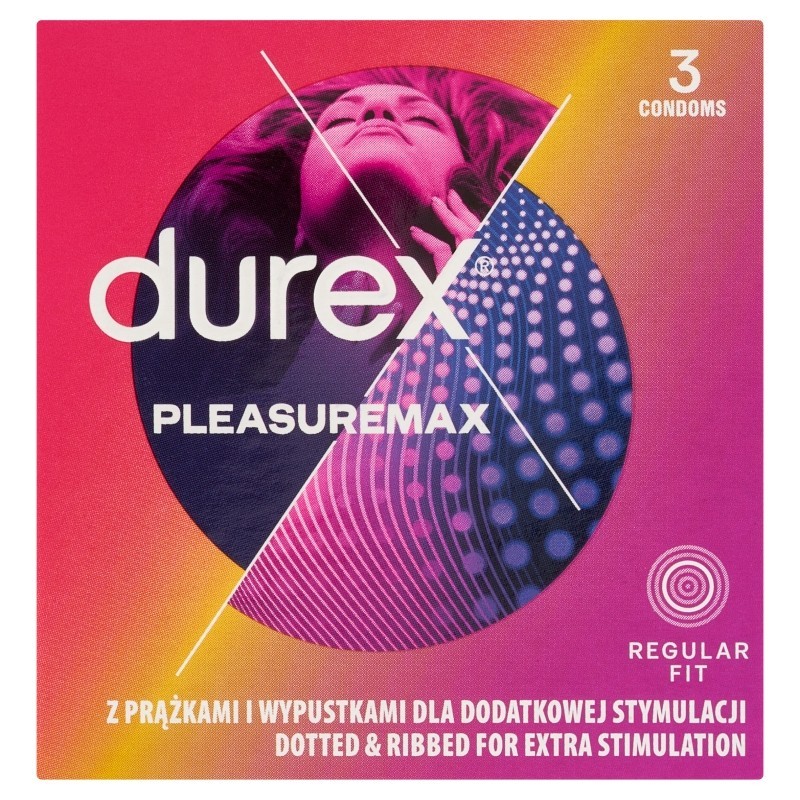 Durex Pleasuremax Prezerwatywy 3 sztuki