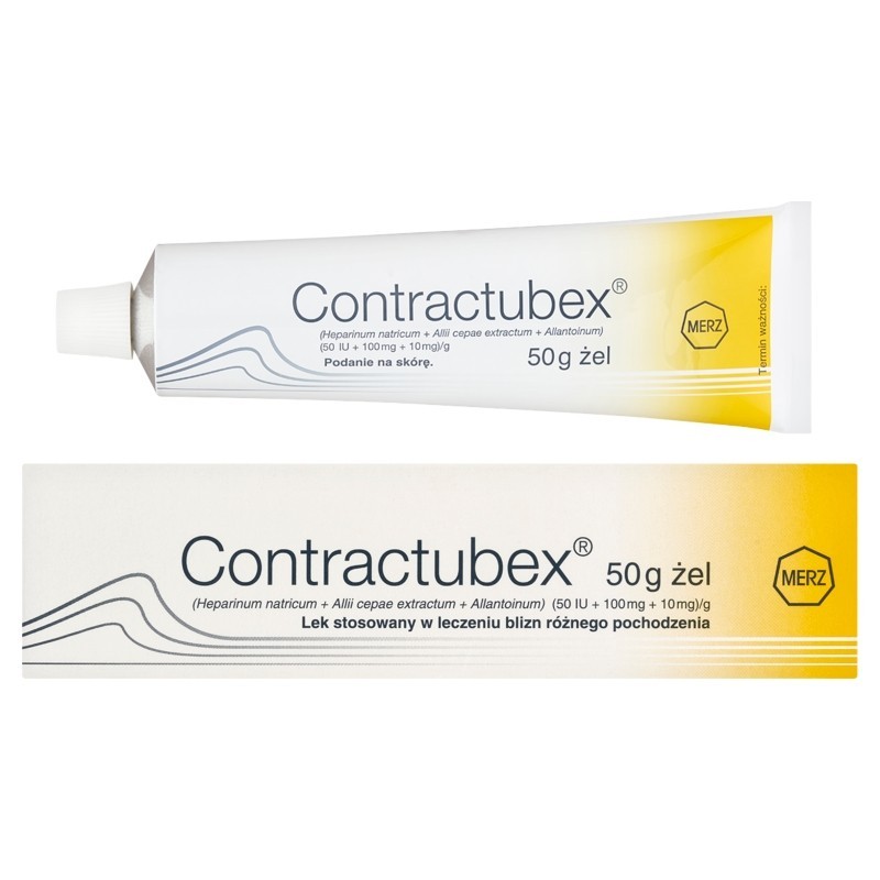 Contractubex 50 IU + 100 mg + 10 mg Żel 50 g