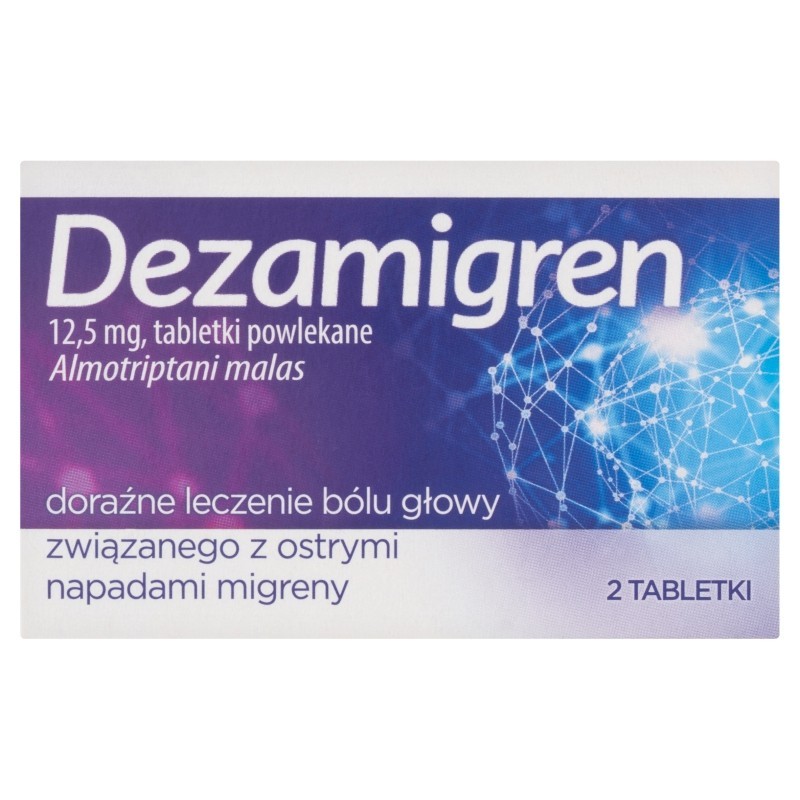 Dezamigren Tabletki powlekane 12,5 mg 2 sztuki