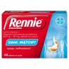 Rennie Antacidum 680 mg + 80 mg Tabletki do ssania smak miętowy 48 sztuk