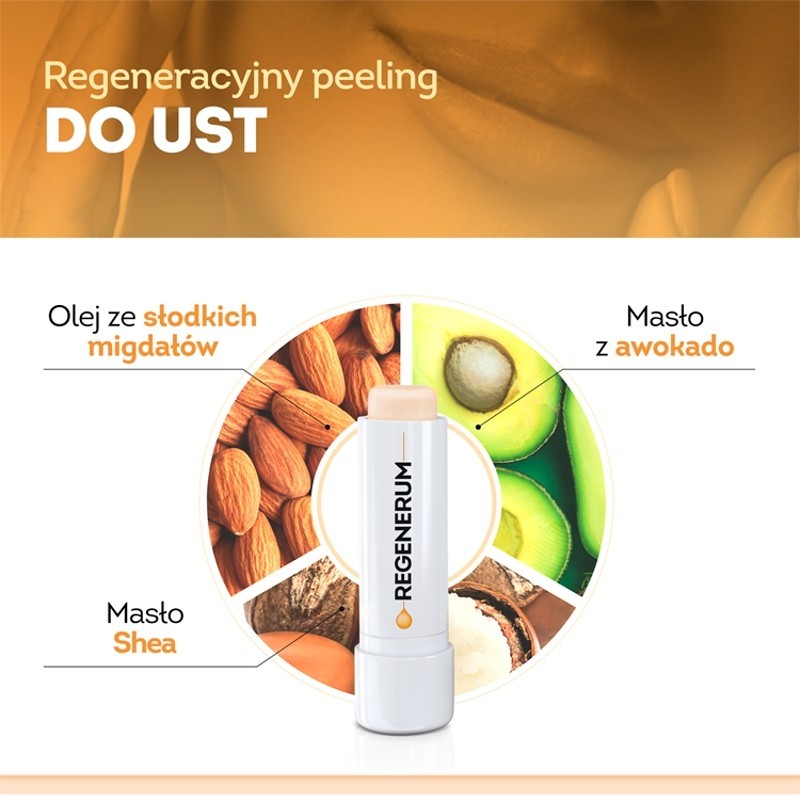 Regenerum Regeneracyjny peeling do ust 5 g