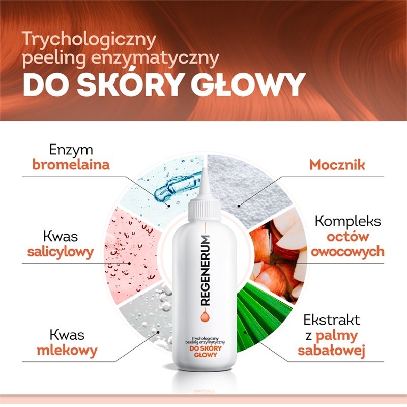 Regenerum Trychologiczny peeling enzymatyczny do skóry głowy 110 ml