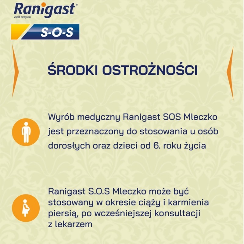 Ranigast S-O-S MLECZKO (410+51+205 mg/15 ml) 200 ml