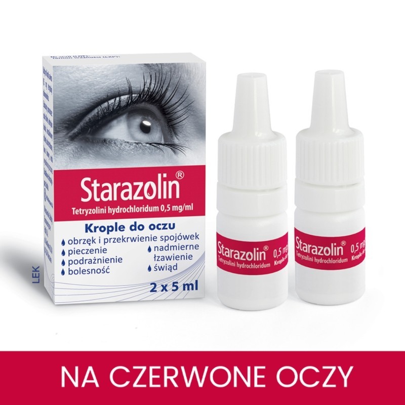 Starazolin krople do oczu 0,5 mg/ml 5 ml x 2