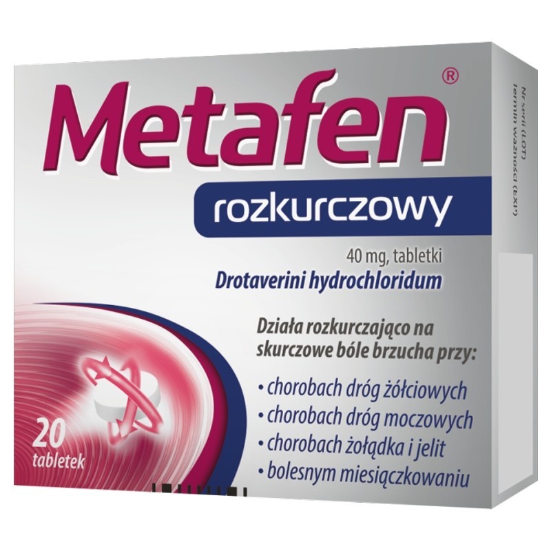 Metafen rozkurczowy 40mg x 20 tabl