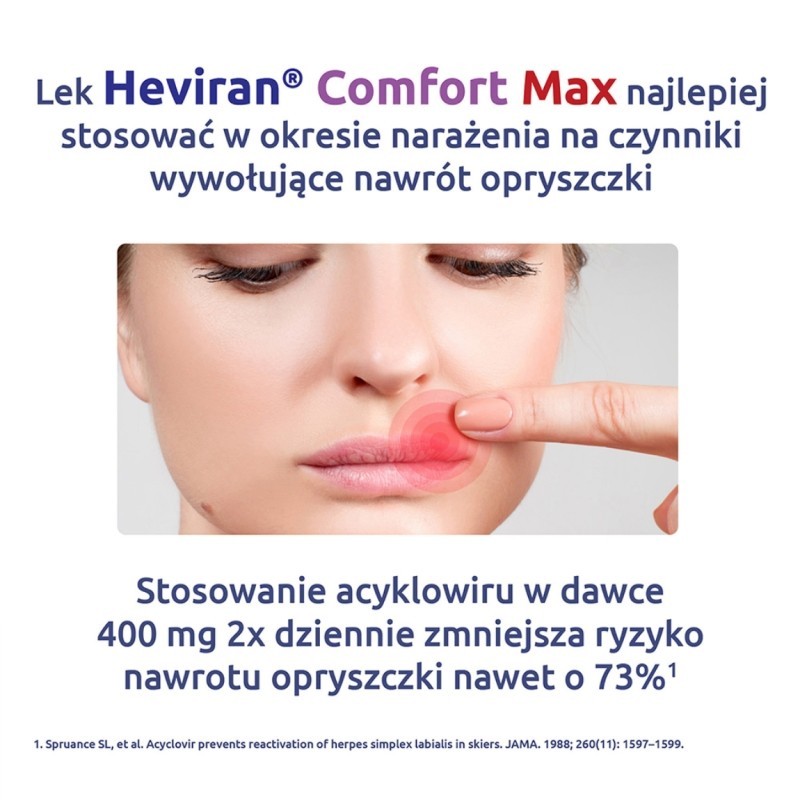 Heviran Comfort Max 400 mg x 30 tab