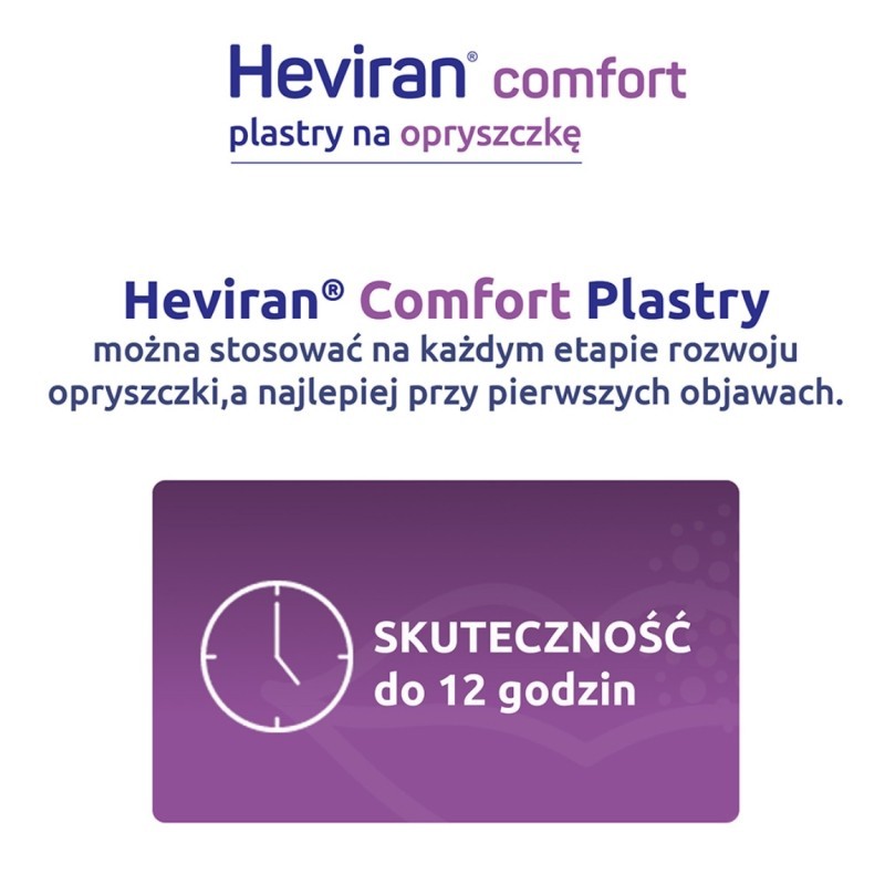 Heviran Comfort plastry x 15 sztuk