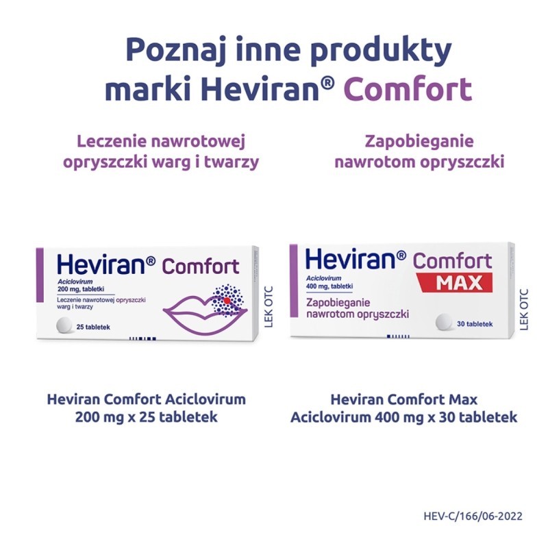 Heviran Comfort plastry x 15 sztuk