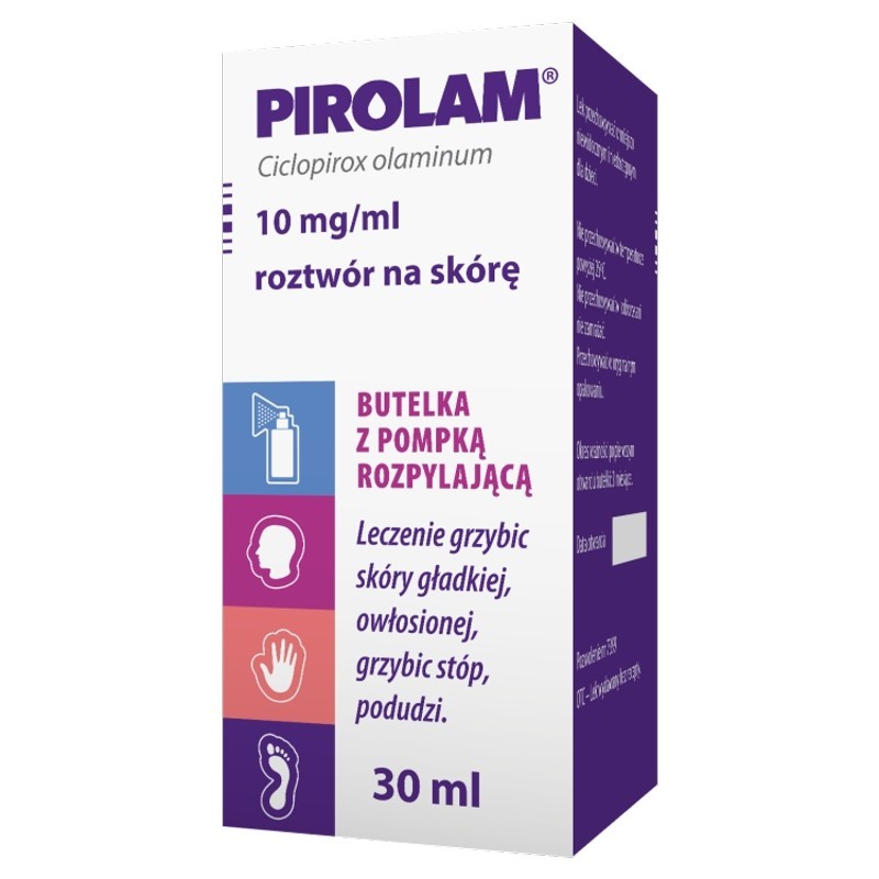 Pirolam roztwór na skórę 1% butelka 30 ml