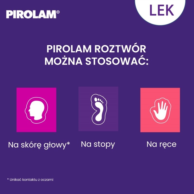 Pirolam roztwór na skórę 1% butelka 30 ml