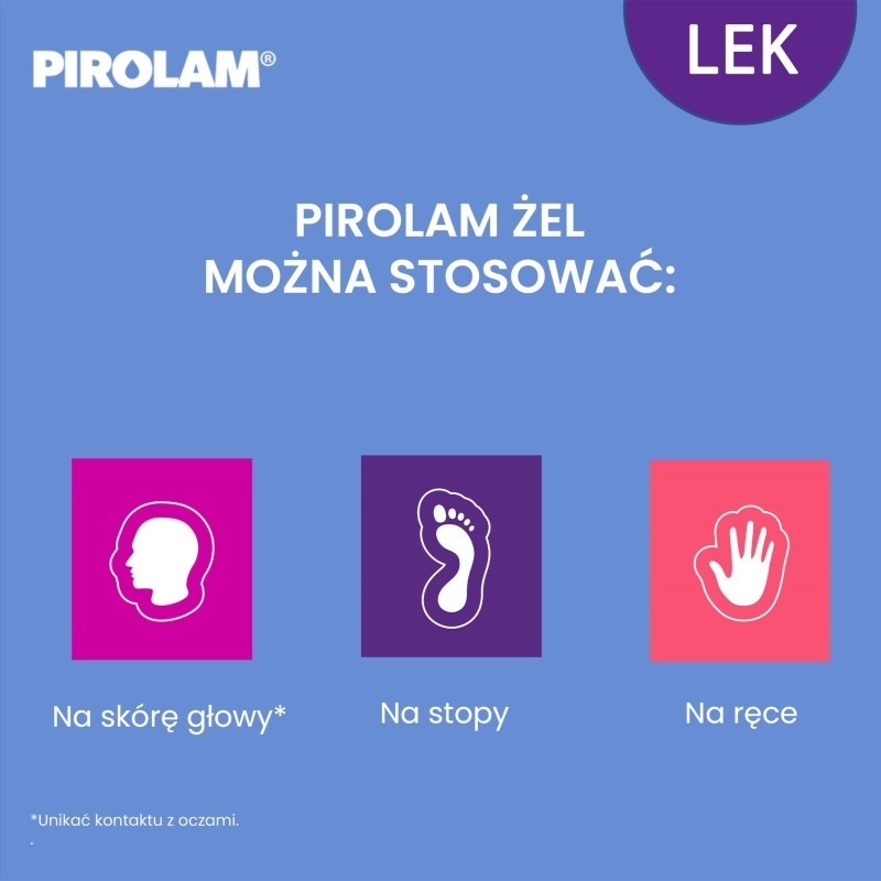 Pirolam żel 1% tuba 20 g