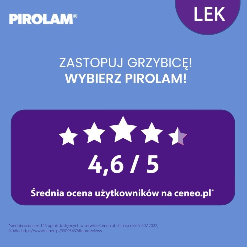 Pirolam żel 1% tuba 20 g