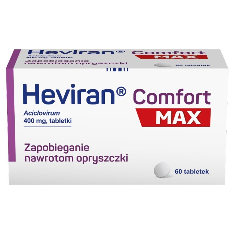 Heviran Comfort Max 400 mg x 60 tab