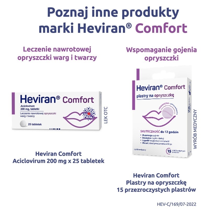 Heviran Comfort Max 400 mg x 60 tab