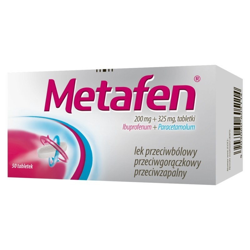 Metafen (200 mg + 325 mg) x 50 tabl.