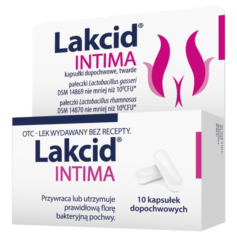 Lakcid Intima x 10 kaps. dopochw.