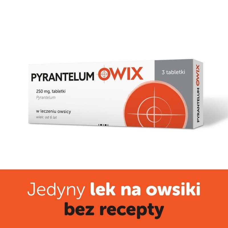 Pyrantelum Owix 250 mg x 3 tabl.